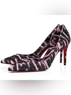 Christian Louboutin Iriza Strass
Crystal Quagga 85mm heel
RETAIL 2995